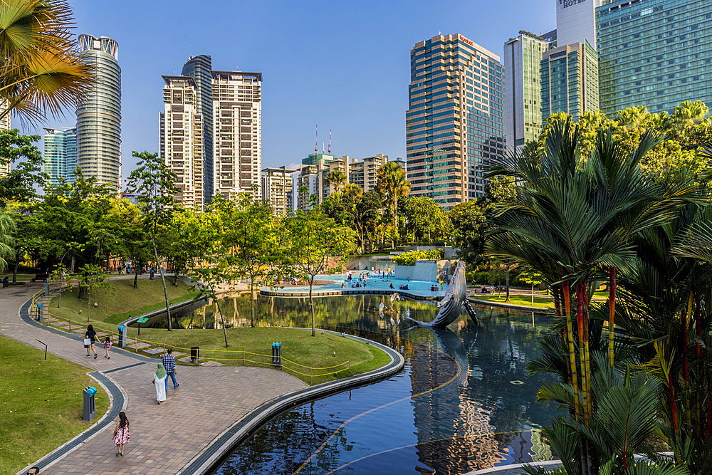 KLCC Park, Kuala Lumpur, Malaysia, Southeast Asia, Asia