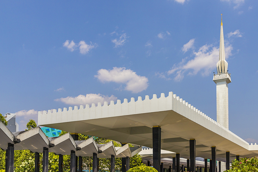 The National Mosque of Malaysia in Kuala Lumpur, Malaysia, Southeast Asia, Asia