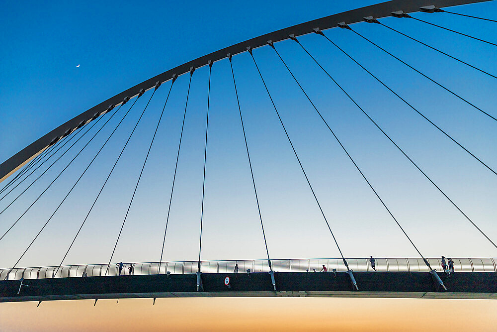 Tolerance Bridge, Dubai Canal, Dubai, United Arab Emirates, Middle East