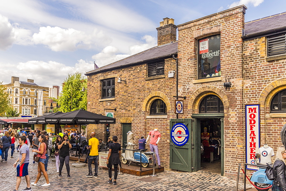 A view of Camden Market, London, England, United Kingdom, Europe