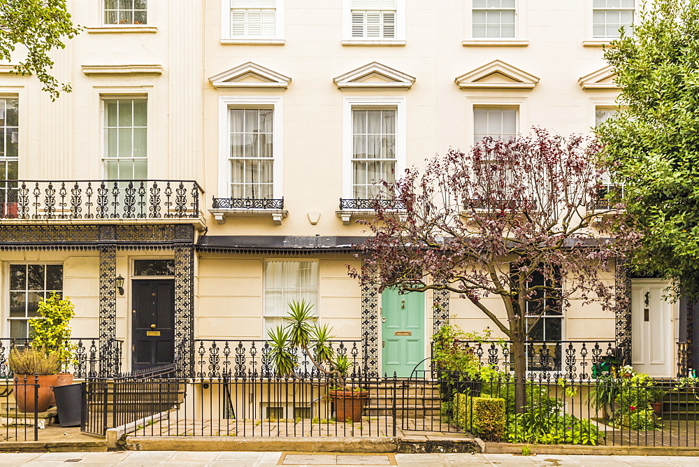 Beautiful architecture in Notting Hill, London, England, United Kingdom, Europe