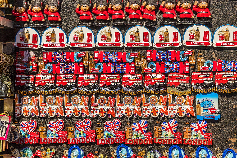 Souvenirs for sale, London, England, United Kingdom, Europe