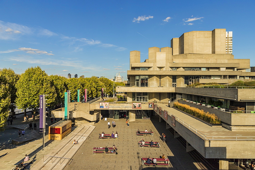 The National Theatre, South Bank, London, England, United Kingdom, Europe