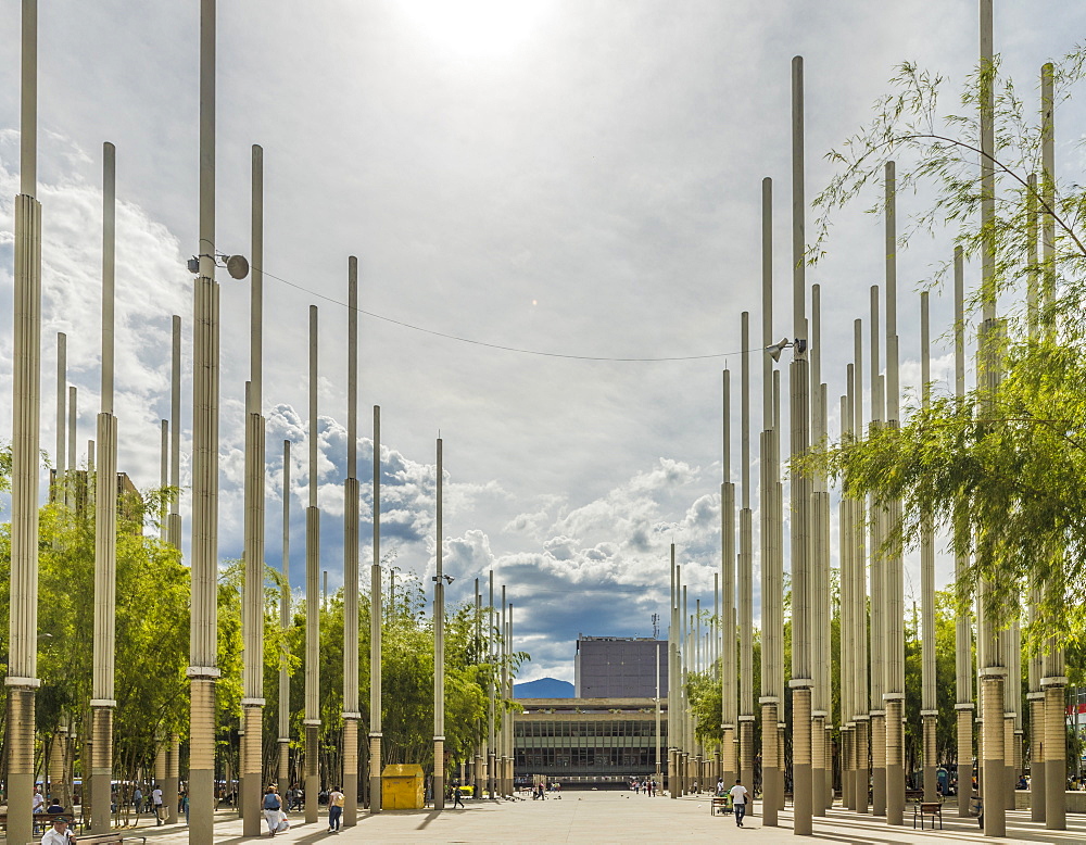 The Park of Lights in Medellin, Colombia, South America