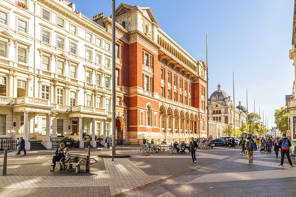 Exhibition Road in Kensington, where many museums are based, London, England, United Kingdom, Europe