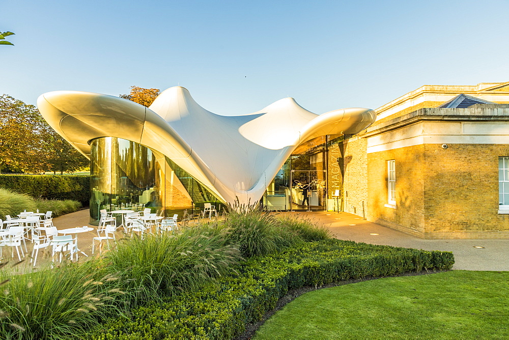 The Serpentine Sackler Gallery in Hyde Park, London, England, United Kingdom, Europe