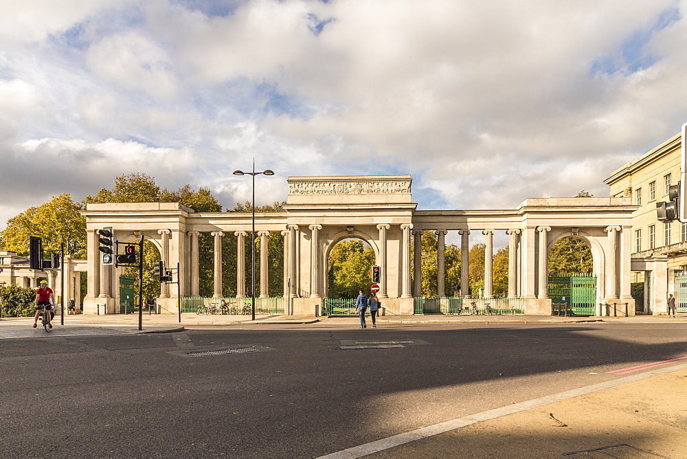 The grand entrance to Hyde Park, London, England, United Kingdom, Europe