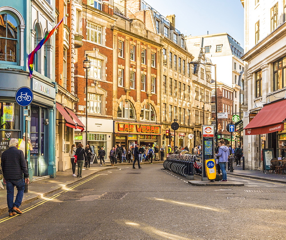 Wardour Street in Soho, London, England, United Kingdom, Europe