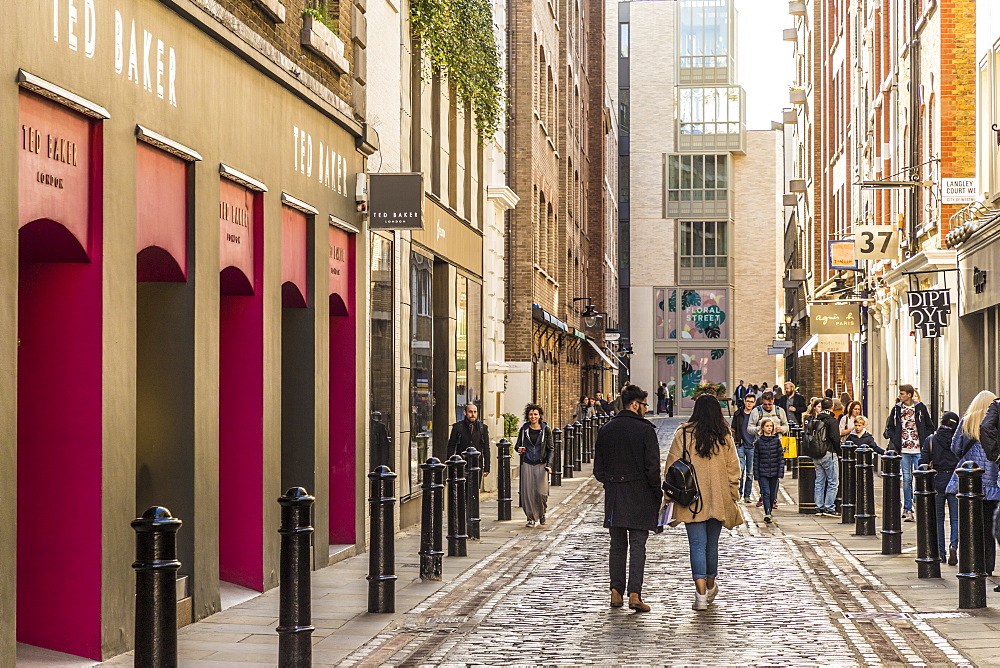 Floral Street in Covent Garden, London, England, United Kingdom, Europe