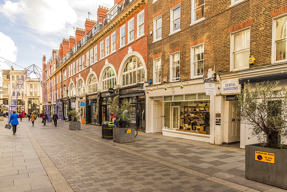 South Molton Street in Mayfair, London, England, United Kingdom, Europe