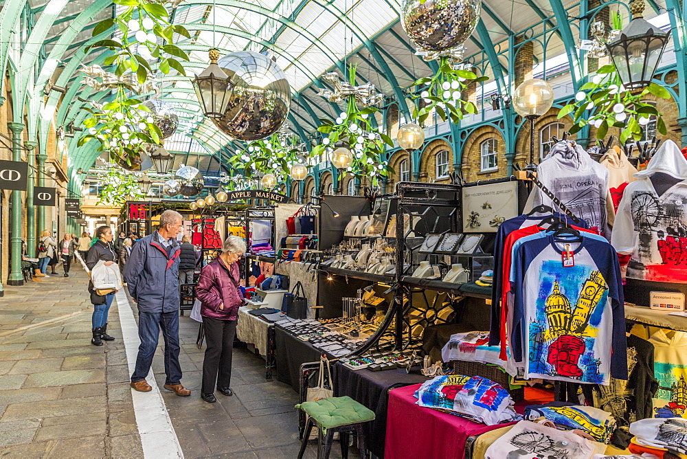 Christmas in Covent Garden Market, London, England, United Kingdom, Europe