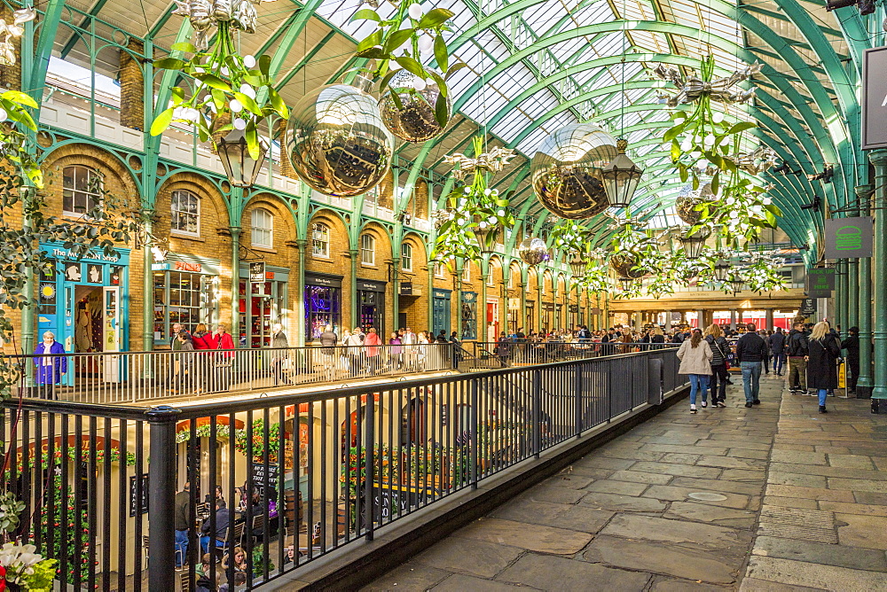 Christmas in Covent Garden Market, London, England, United Kingdom, Europe