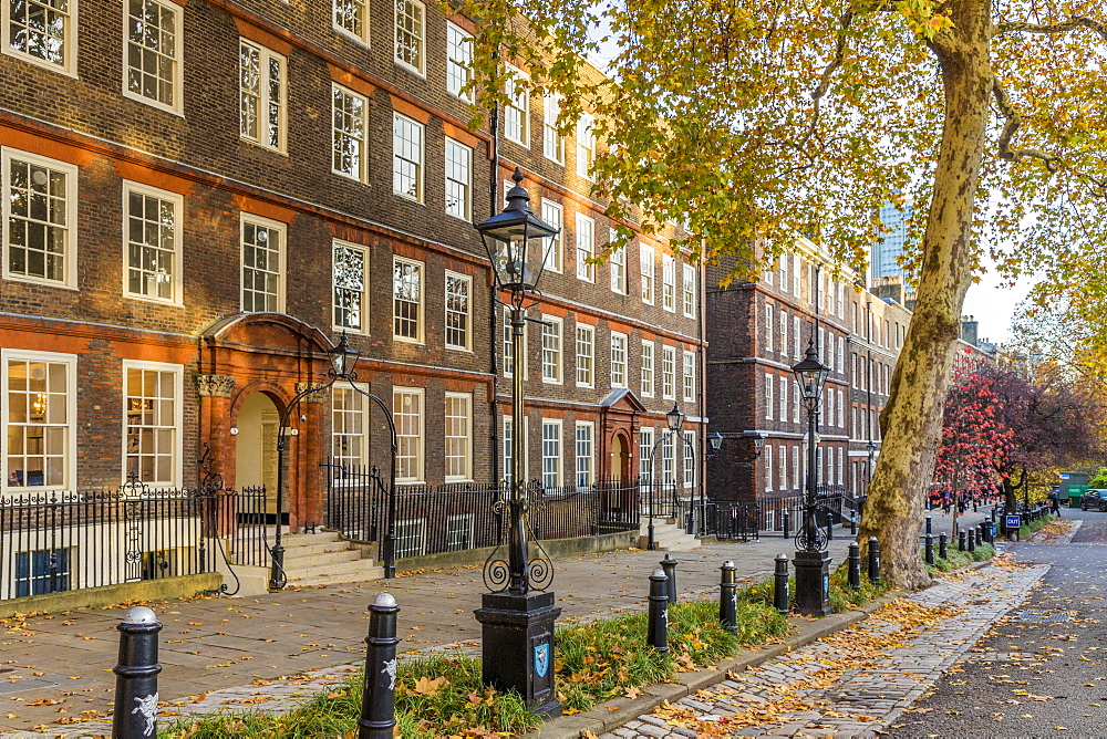 Some of the beautiful architecture in Temple Inn, in Holborn, London, England, United Kingdom, Europe