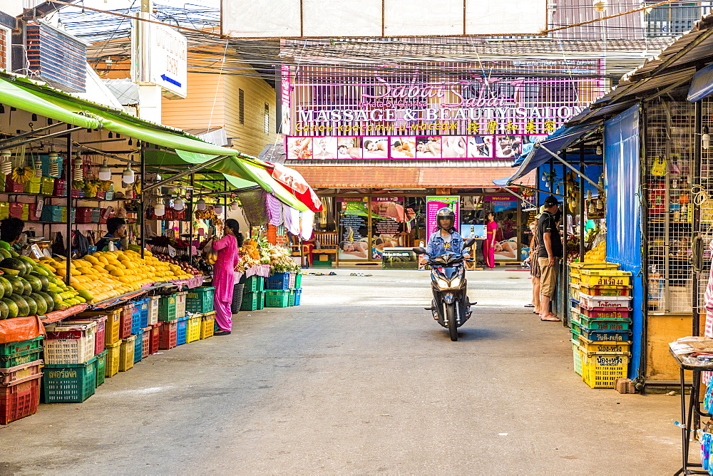 A market scene in Kata, Phuket, Thailand, Southeast Asia, Asia