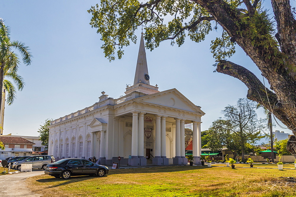 St. Georges church, George Town, Penang Island, Malaysia, Southeast Asia, Asia