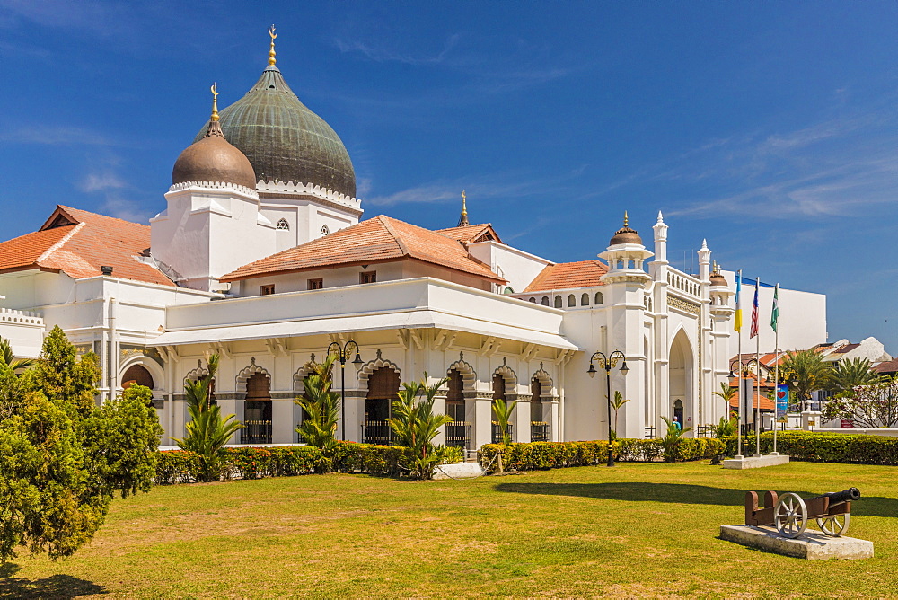 Kapitan Keling Mosque, George Town, Penang Island, Malaysia, Southeast Asia, Asia