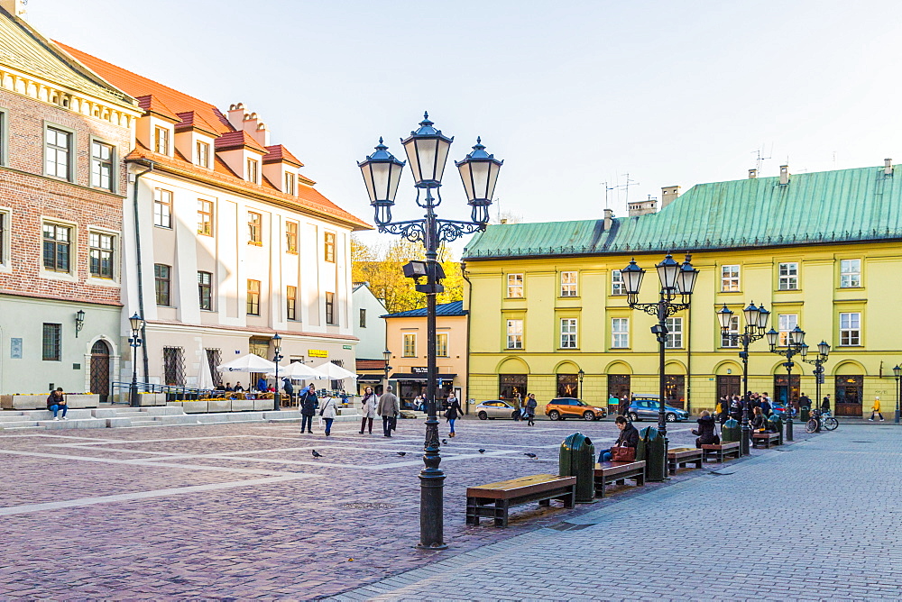 Little Market Square (Maly Rynek) in the medieval old town, UNESCO World Heritage Site, Krakow, Poland, Europe