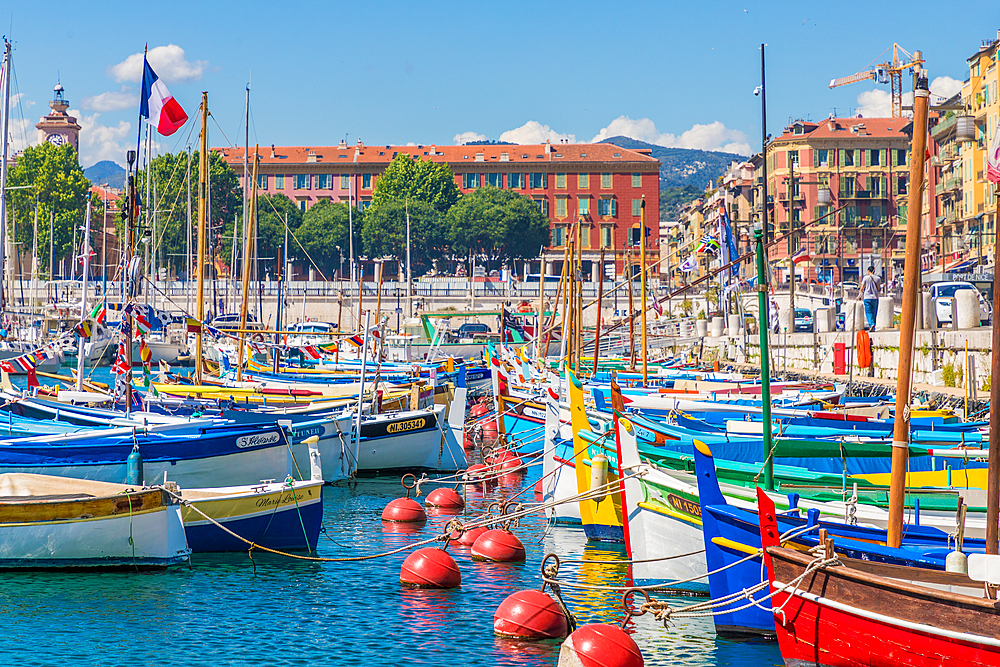 Port Lympia, Nice, Alpes Maritimes, Cote d'Azur, Provence, French Riviera, France, Mediterranean, Europe