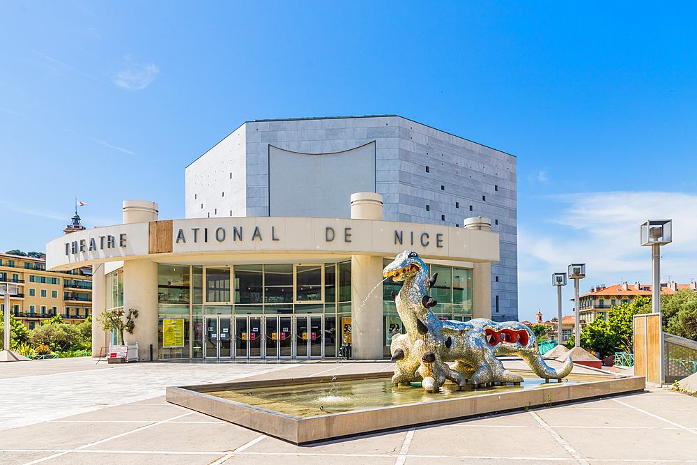 The National Theatre of Nice in Nice, Alpes Maritimes, Cote d'Azur, French Riviera, Provence, France, Mediterranean, Europe