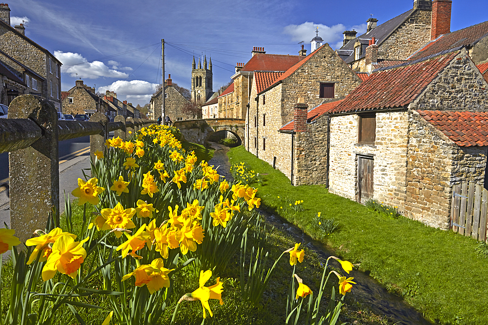 Spring at Helmsley in the North York moors, North Yorkshire, Yorkshire, England, United Kingdom, Europe