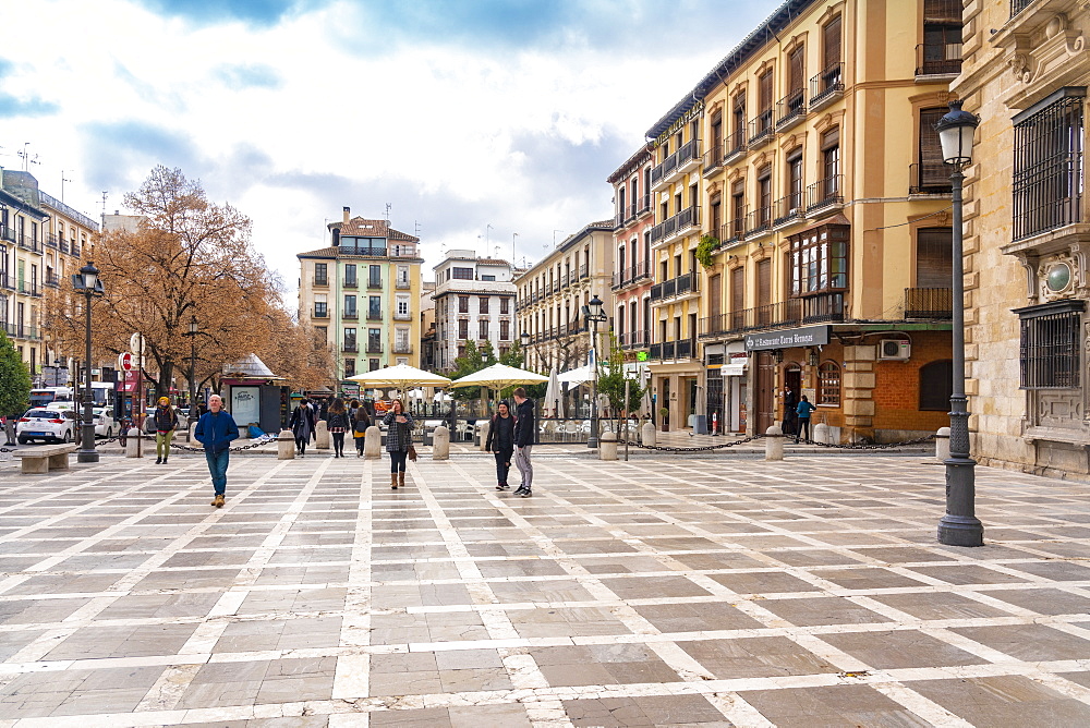 Plaza Santa Ana, Granada, Andalucia, Spain, Europe