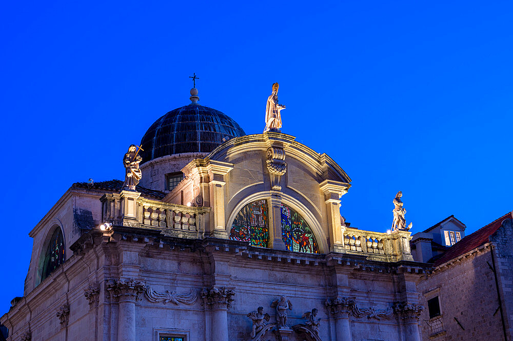 Church of St. Blaise in Dubrovnik's historic old town, UNESCO World Heritage Site, Central Dalmatia, Dalmatia, Adriatic coast, Croatia, Europe