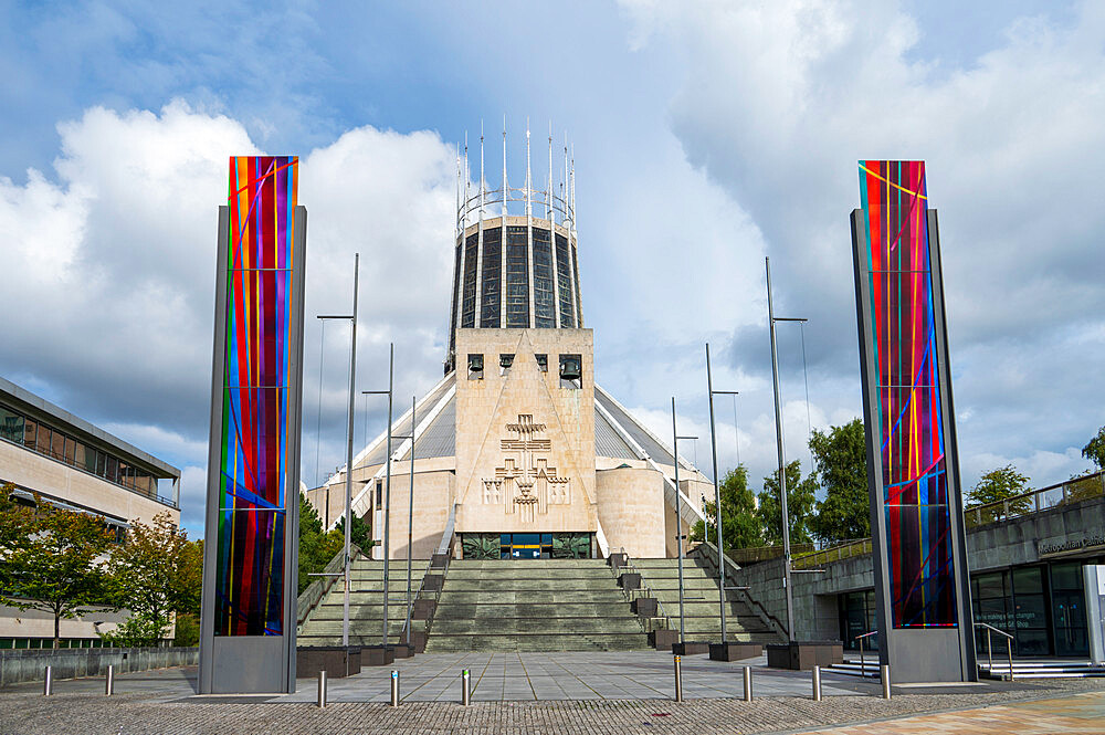 Roman Catholic Metropolitan Cathedral, Liverpool, Merseyside, England, United Kingdom, Europe