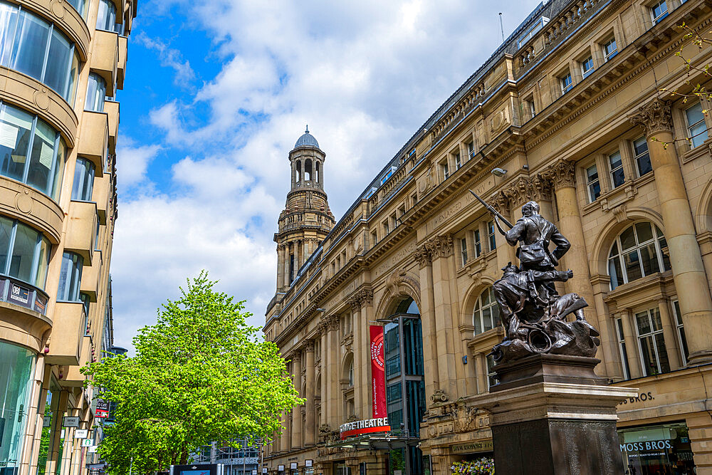 The Royal Exchange on St. Ann's Square, Manchester, England, United Kingdom, Europe