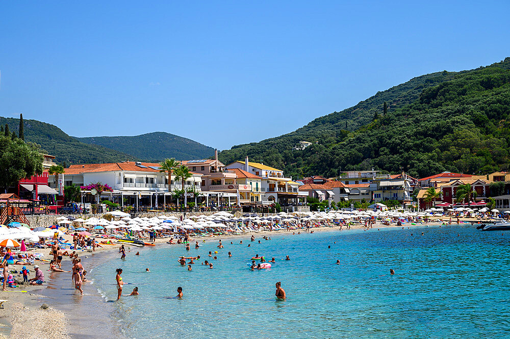 Parga beach, Parga, Preveza, Greece, Europe