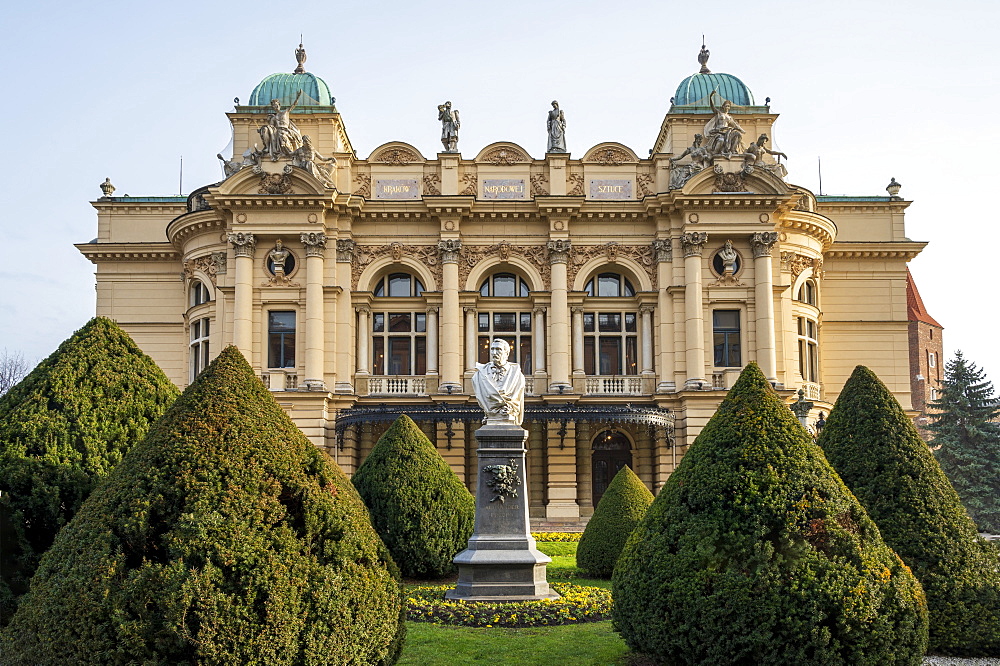 Juliusz Slowacki Theater opera house, UNESCO World Heritage Site, Krakow, Poland, Europe