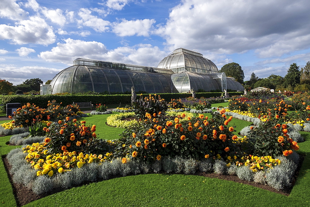 The Palm House, Kew Gardens, UNESCO World Heritage Site, Kew, Greater London, England, United Kingdom, Europe