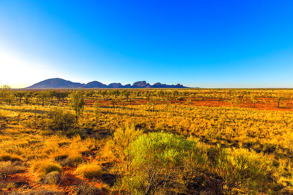 Mount Olga (Kata Tjuta) in Uluru-Kata Tjuta National Park, UNESCO World Heritage Site, Australian Outback, Northern Territory, Australia, Pacific