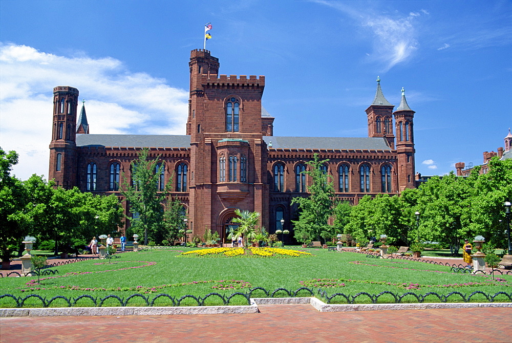 Smithsonian Institute building, Washington D.C., United States of America, North America