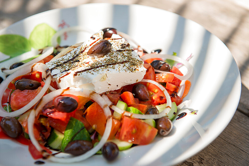 Cypriot Village Salad, Cyprus, Mediterranean, Europe