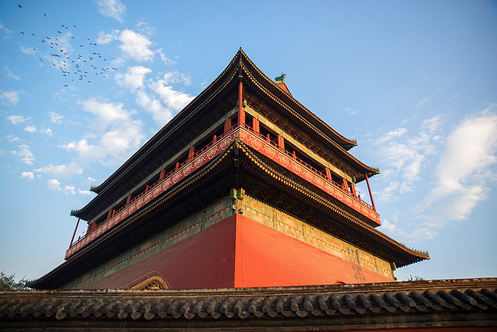 Drum Tower, Beijing, China, Asia