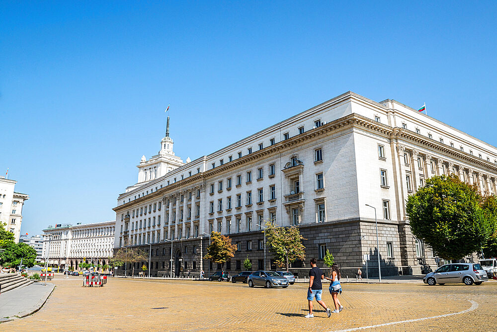 Buildings in central Sofia, Bulgaria, Europe