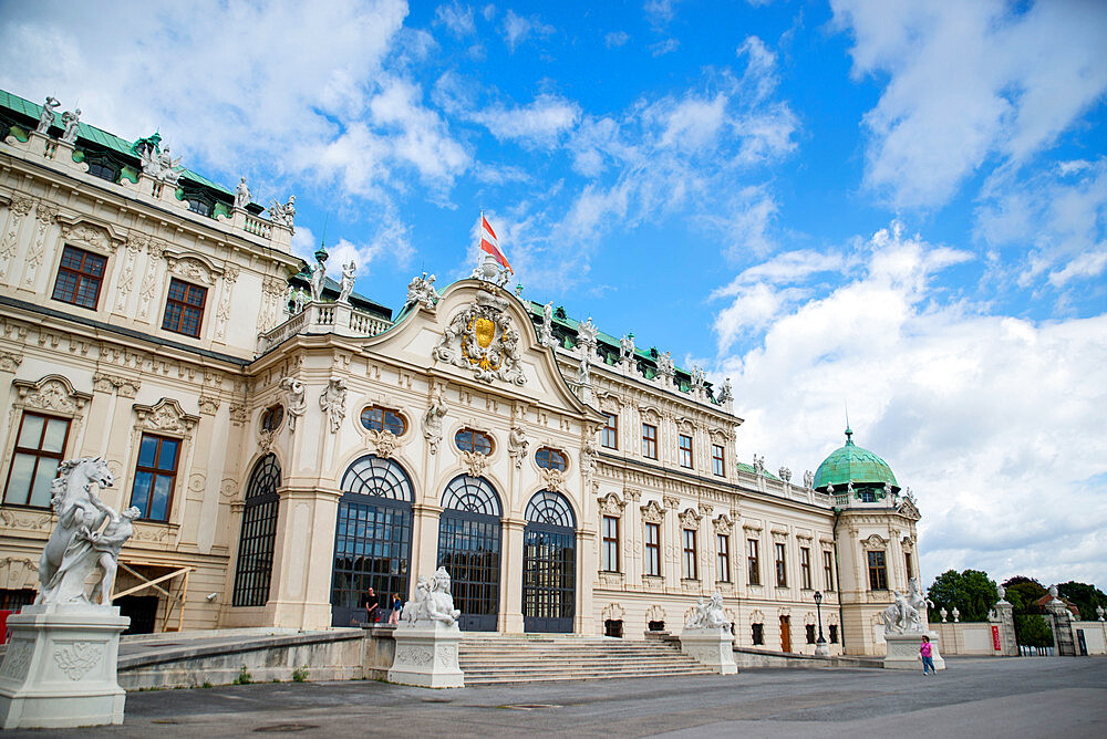 Belvedere Palace and Museum, UNESCO World Heritge Site, Vienna, Austria, Europe