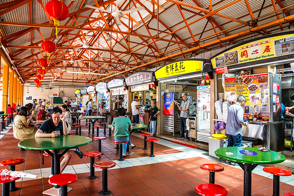 Maxwell Hawker Centre, Singapore, Southeast Asia, Asia