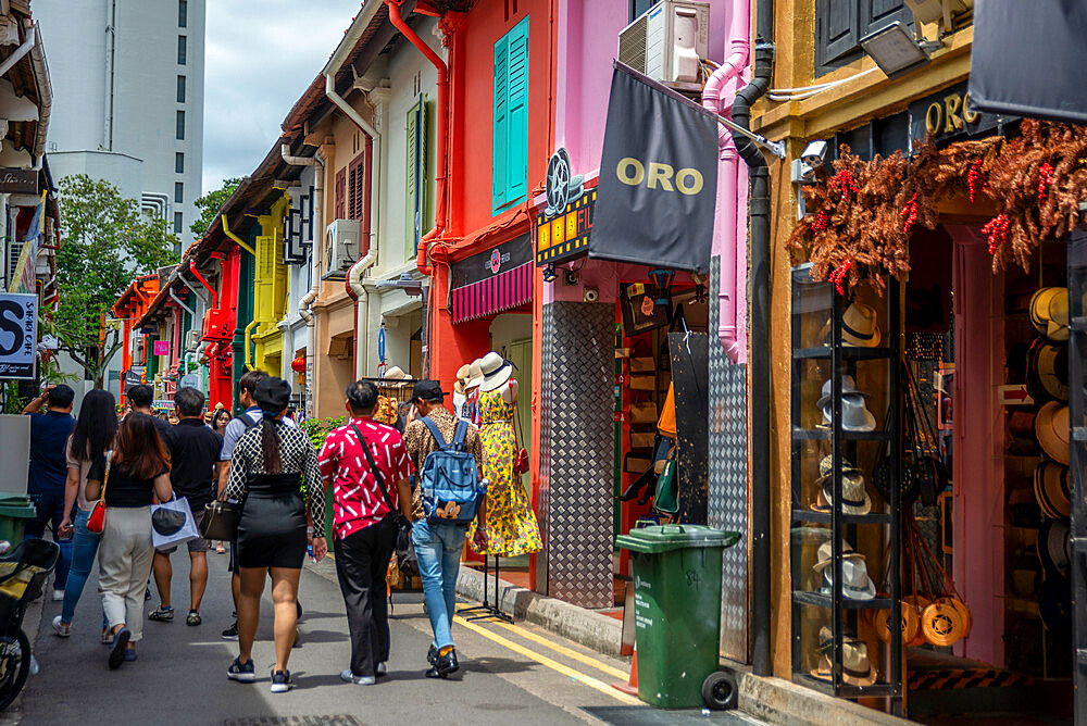 Haji Lane, Kampong Glam, Singapore, Southeast Asia, Asia