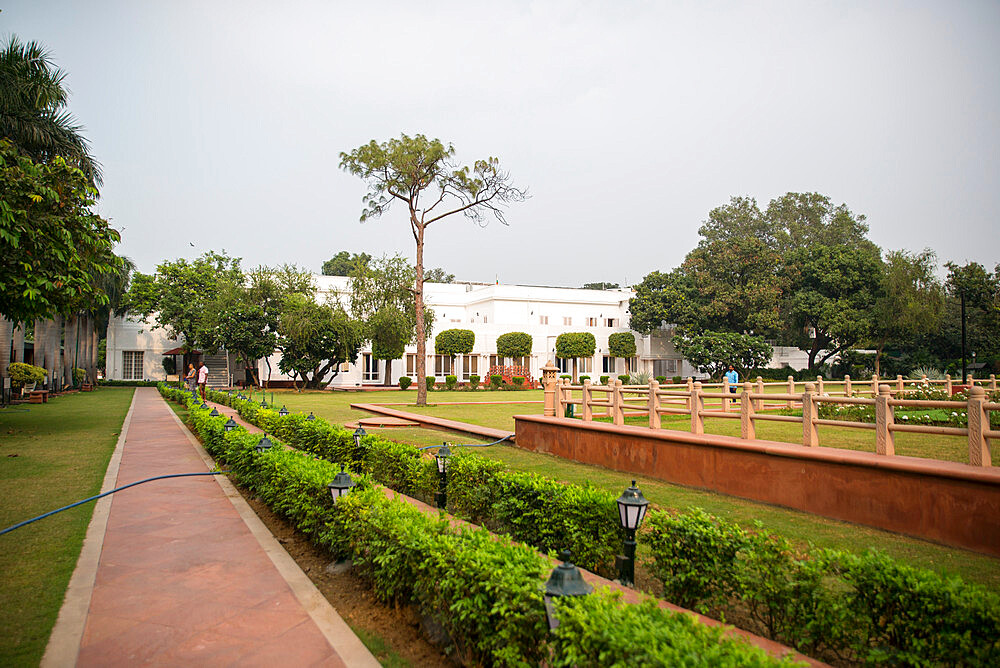 Gandhi Smriti, Memorial Museum to Mahatma Gandhi and site of assassination, New Delhi, India, Asia