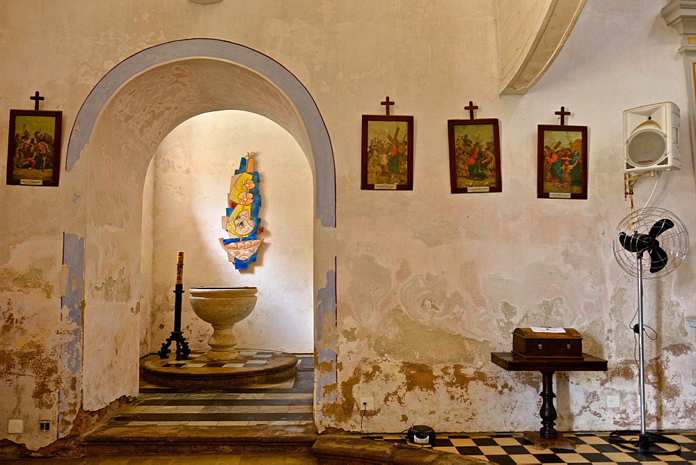 Igreja Matriz Nossa Senhora dos Remédios (First Church of Our Lady of the Remedies) is the largest church in Paraty, Rio de Janeiro State, Brazil