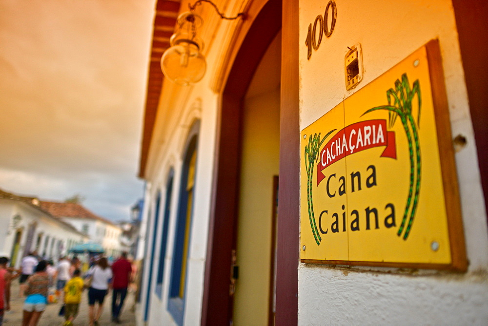 Local Cachacaria where local drink called Chachaza is sold, Paraty, Rio de Janeiro State, Brazil