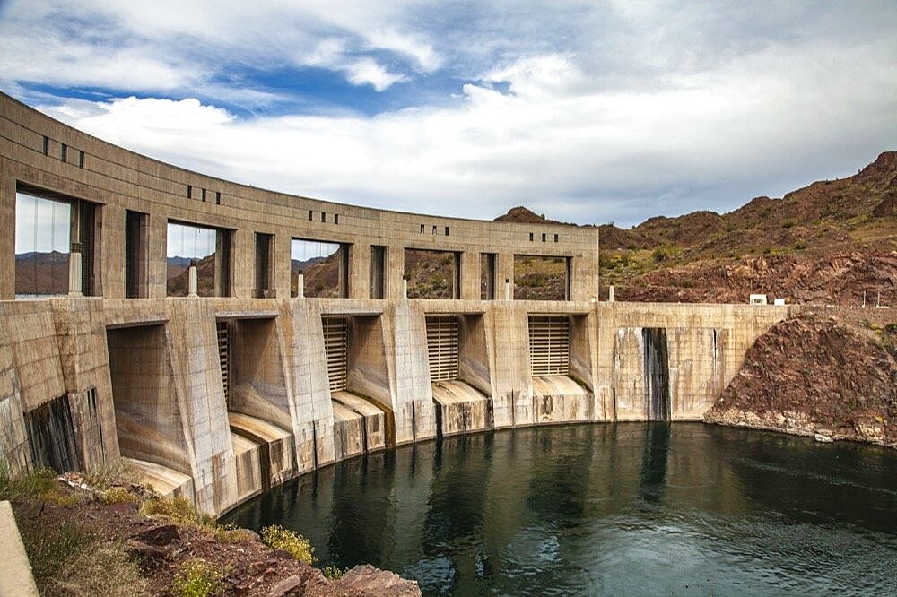 Parker Dam and Colorado River