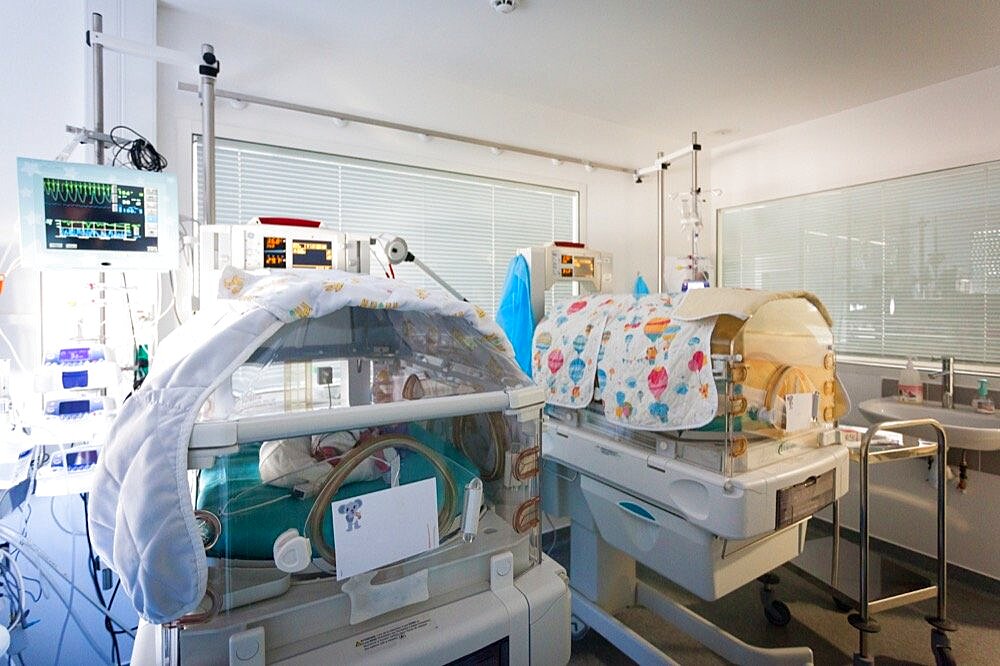 Incubators in the neonatalogy  department of Aix en Provence's hospital.