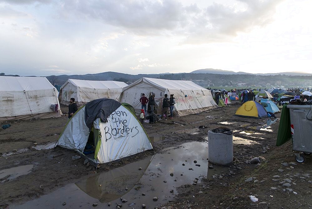 Refugees in Camp