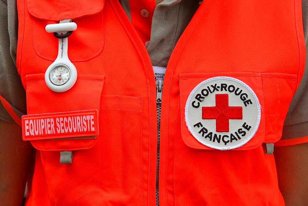 Red Cross volunteer.