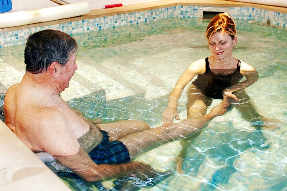 Mature Adult, Rehabilitation in Pool