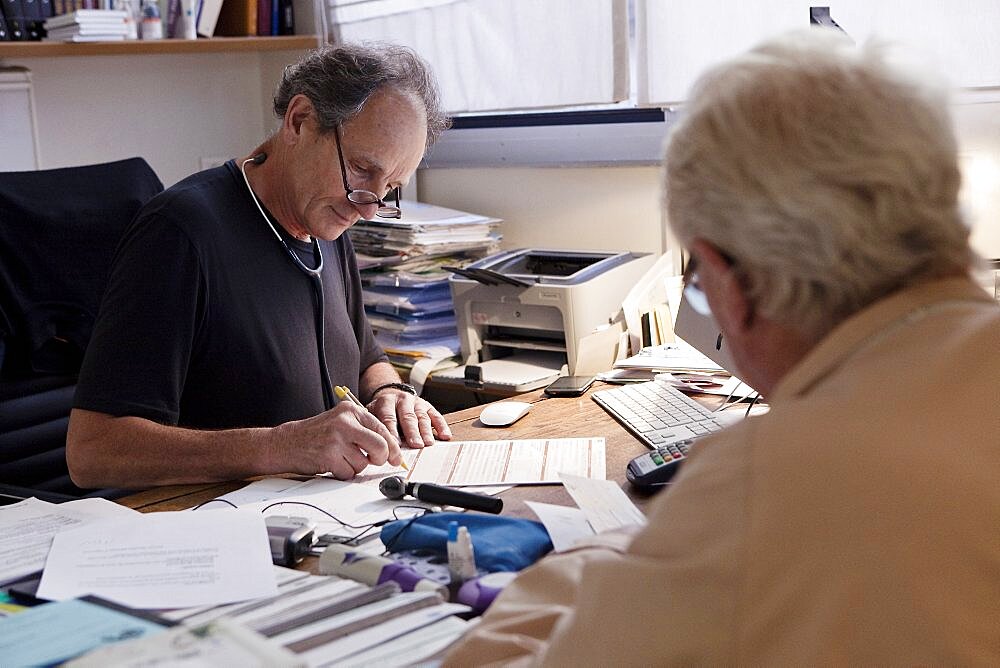 Mature Patient In Consultation