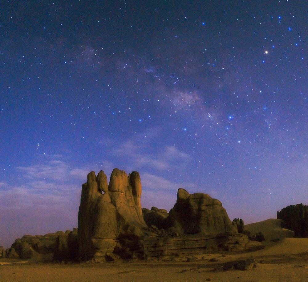 Night Sky Above the Sahara