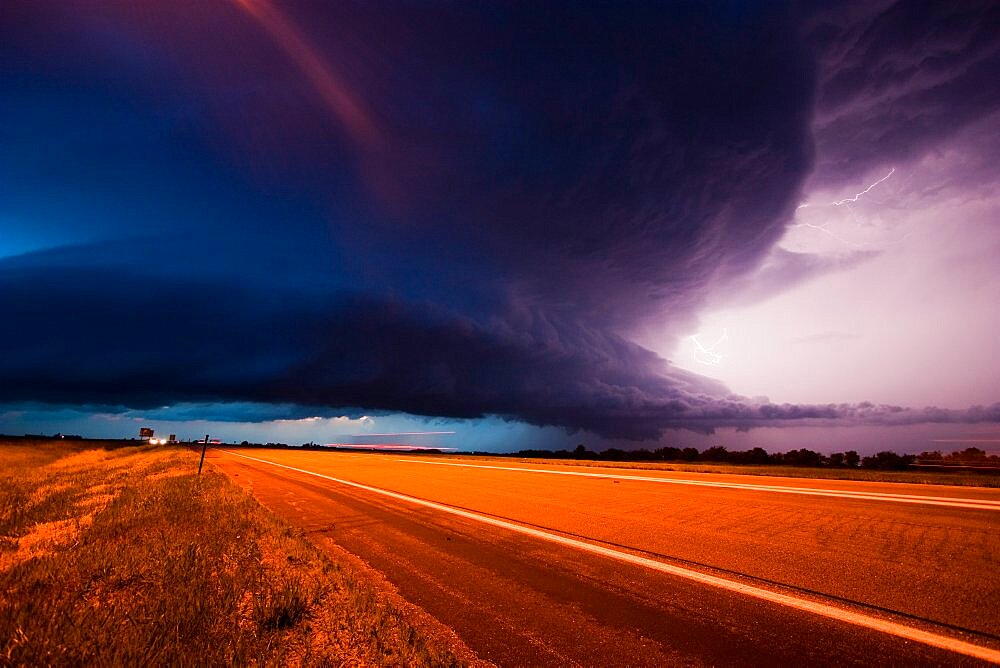 Truck Stop and Twilight Supercell